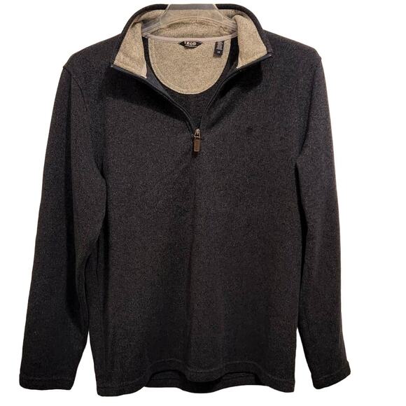 IZOD Men's Quarter-Zip Sweater Fleece Pullover - Picture 1 of 4